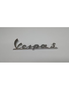 Emblema VESPA S - aluminio.150x45mm.Fijacion por 3 pins.