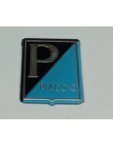 Emblema PIAGGIO - resina y aluminio.Medidas 37x47mm