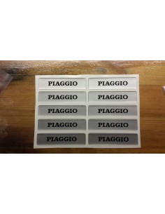 Anagrama letrero PIAGGIO resina adesivo-VESPA